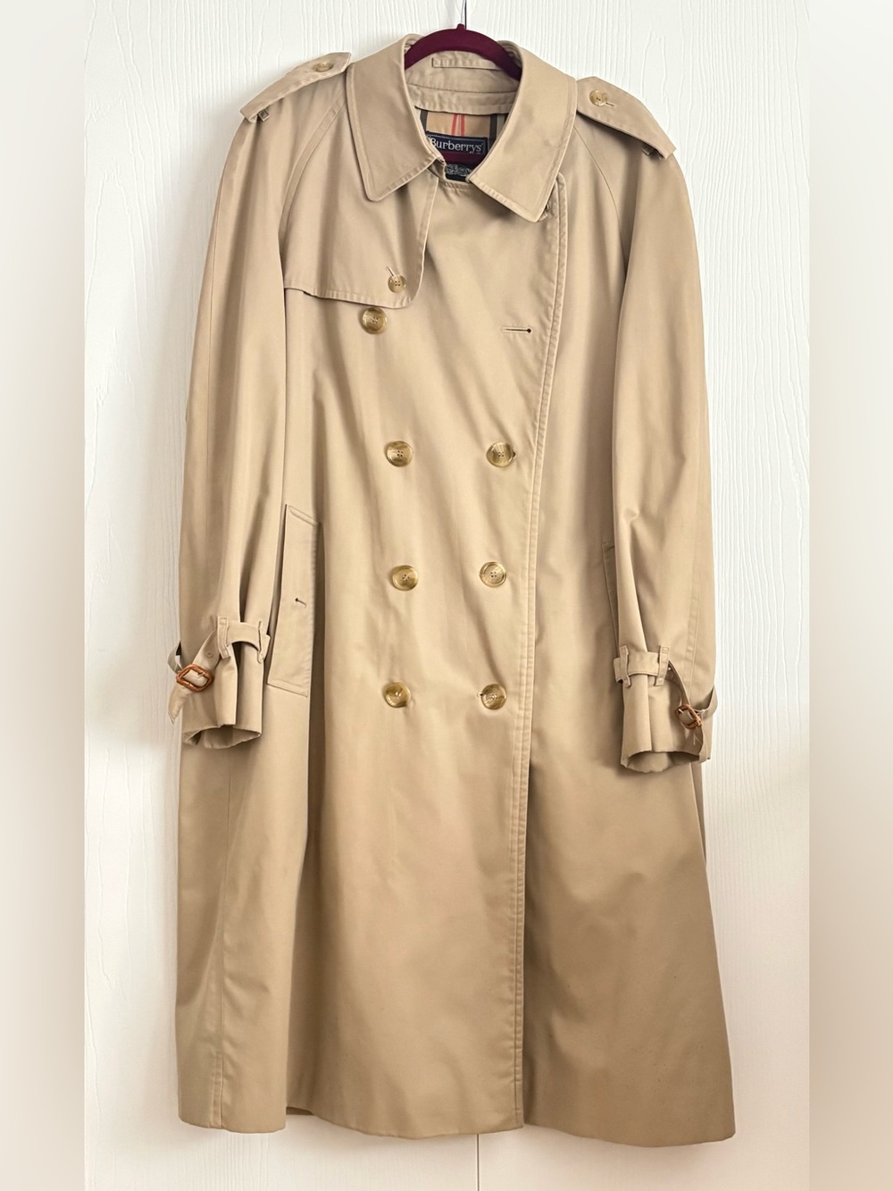 Burberrys Men’s Trench Coat With Wool Liner